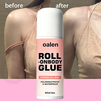 Adhésif corporel en roll-on Oalen longue durée, imperméable, résistant à la transpiration, non irritant, respectueux de la peau, colle corporelle pour usage quotidien