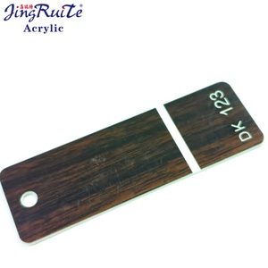 Lámina acrílica de alto impacto, láser de dos colores, tablero de plástico duradero de dos colores <span class=keywords><strong>con</strong></span> servicio de <span class=keywords><strong>corte</strong></span> para señalización y exhibición - Product Image 5