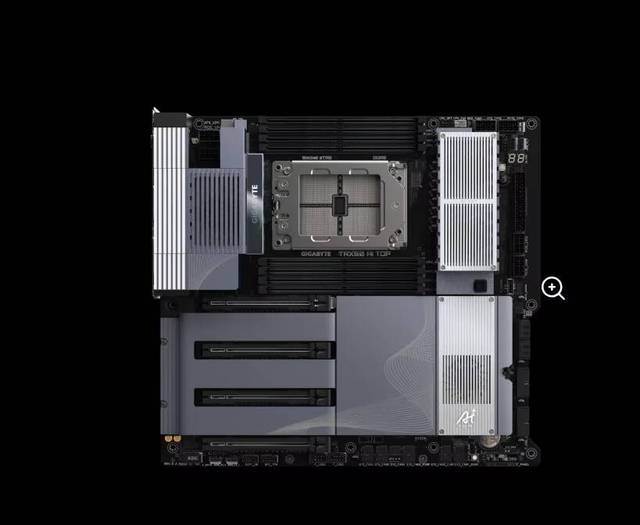 TRX50 AI TOP Workstation Motherboard sTR5 Socket Support Threadripper PRO 7995WX Processor 4 Way GPU PCIe Gen5 x16 Slots