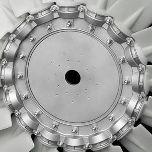 ใบพัดลมแบบปรับได้ 16 ใบ PAG สำหรับระบายอากาศแบบช่องลม ใบพัดลมสำหรับรถขุด - Product Image 4