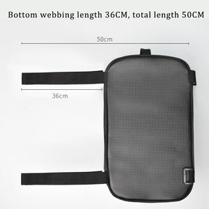 Bolsa de Sillín de Bicicleta Multifuncional de 8L, Práctica, Impermeable, de PU, para Equipaje y <span class=keywords><strong>Maleta</strong></span>, Tamaño Personalizable, Bolsa de Almacenamiento para <span class=keywords><strong>Ciclismo</strong></span> - Product Image 5