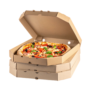 Boîte à pizza carrée en carton ondulé, prix d'usine Vietnam, matériaux recyclés écologiques, emballage alimentaire haut de gamme personnalisable - Product Image 1