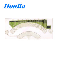 Resistencias de Montaje Superficial Tipo Chip para Sensor de Nivel de Combustible en Placa de Circuito Eléctrico HouBo, Sustrato de Alúmina Cerámica de Alta Temperatura
