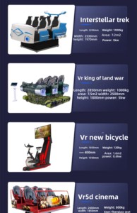 Équipement d'avion d'intérieur de VR 360 simulateur de vol de réalité virtuelle du degré 3D avec les verres 3D - Product Image 5