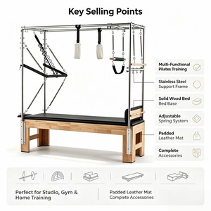 <span class=keywords><strong>Lit</strong></span> <span class=keywords><strong>de</strong></span> Pilates Cadillac professionnel en chêne, ensemble complet, écologique, réglable, machine <span class=keywords><strong>de</strong></span> studio <span class=keywords><strong>de</strong></span> Pilates, logo personnalisé, couleur, OEM/ODM, contact - Product Image 1