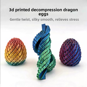 Huevo de Dragón Impreso en 3D, Juguete Antiestrés Deformable, Huevo Giratorio Creativo, Juguete Antiestrés Maravilloso para Niños, Cubo de Creatividad - Product Image 2