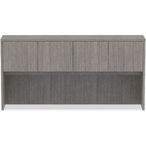Alera Valencia Series - Mueble Metálico con 4 Compartimentos y Puertas, 70.63w X 15d X 35.38h, Gris - Product Image 4