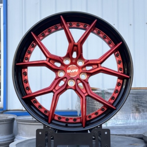 Jantes 2 pièces en alliage léger forgé <span class=keywords><strong>rouge</strong></span> noir 17 18 19 20 21 22 pouces design sportif pour Audi RS BMW M Mercedes AMG 18x8.5 - Product Image 2