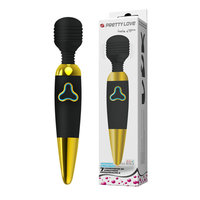 Vibrateur AV en gros, 7 vitesses, masseur personnel vibrant, rechargeable par USB, pour femmes