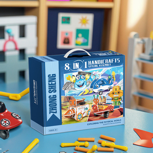 Robot STEM <span class=keywords><strong>DIY</strong></span> lắp ráp robot khoa học năng lượng mặt trời mầm non mẫu giáo Đồ chơi giáo dục cho trẻ em học tập - Product Image 6