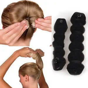 Hair Bun Maker Donut Magic Foam Sponge Easy Big Ring Former Hair Styling Tools Accessories For Girls Hair Donut Braider