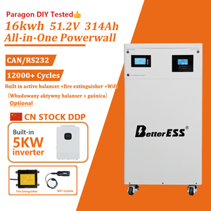 Paragon DIY Tesed CN Stock 16Kwh+5Kw Máquina Todo en Uno+Balanceador Activo de 5A+Extintor de Incendios+Módulo WiFi DDP Libre de Impuestos e IVA - Product Image 1