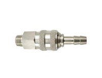 Raccord pneumatique OEM G1/8 BSP Mini Rectus série 21 en acier inoxydable 304 résistant à -30°C ℃   à 200 ℃   Températures extrêmes