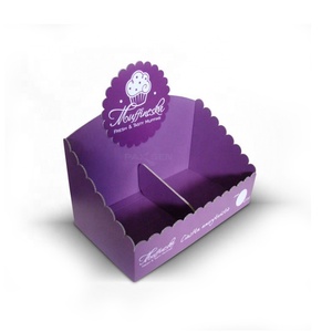 กล่องกระดาษแข็งสำหรับวางขายปลีก แบบพับได้ เป็นมิตรกับสิ่งแวดล้อม สำหรับวางบนโต๊ะ ใช้สำหรับจัดส่งสินค้าในร้านค้า เหมาะสำหรับเคาน์เตอร์เบเกอรี่ สำหรับวางสินค้าแบบ PDQ - Product Image 2