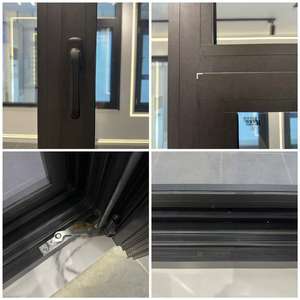 Fenêtre à battant commerciale en alliage <span class=keywords><strong>d</strong></span>'aluminium haute performance, résistante aux ouragans et à haute isolation thermique, personnalisée - Product Image 2