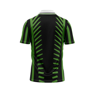 Kaos Olahraga Unisex Lengan Pendek Rajut Anti-Kerut Bernapas dengan Cetak Sublimasi Penuh Custom HEALY dan Logo - Product Image 6
