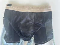 Short de bain Kanu pour homme, mi-long, en tricot peigné avec élasthanne/polyester 180g, séchage rapide, UPF 50+, avec cordon de serrage, imprimé numérique, décontracté