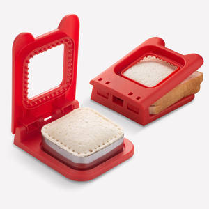 Emporte-pièce en acier inoxydable pour sandwichs, outil de scellage pour <span class=keywords><strong>pain</strong></span> de mie, découpeur de <span class=keywords><strong>pain</strong></span> grillé - Product Image 1