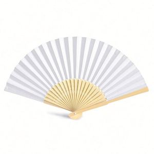 Abanico de Seda de Bambú Colorido Hecho a Mano, Diseño Plegable Estilo Ángel, Artesanía Ecológica para Navidad, Viene con Caja de Regalo - Product Image 6