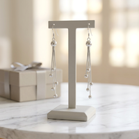 Anting Hoop EZ20 Perak Sterling 925 Berlapis Emas 18K Rhodium dengan Zirkon, Anting Stylish Unisex untuk Pemakaian Sehari-hari, Pesta, Grosir