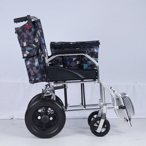 Silla de Ruedas Manual de Aleación de Aluminio Plegable Ligera para Movilidad al Aire Libre para Discapacitados Uso Hospitalario - Product Image 2