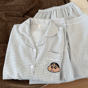 <span class=keywords><strong>Pyjama</strong></span> en coton 100% pour <span class=keywords><strong>homme</strong></span>, motif <span class=keywords><strong>ours</strong></span> mignon, automne et hiver, cardigan épais et chaud, ensemble de vêtements de maison - Product Image 6