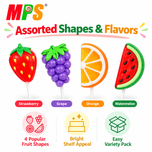 12g Assorted Candy Sticks Mix Fruit Lollipop Candy Sweet <strong>Confectionery</strong> - Product Image 3