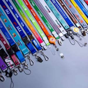 Promotional <b>Polyester</b> <b>Lanyard</b> with Exhibition Car Show Work ID Badge Mobile Phone <b>Lanyard</b> with logo Customized <b>Lanyard</b> Keychain - Product Image 3