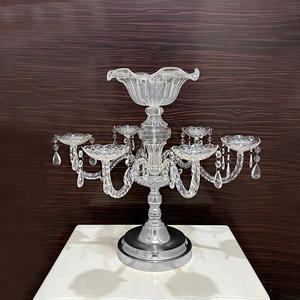 Janji baru akrilik tempat lilin melengkung artistik gaya Eropa desain vas bunga untuk meja resepsi pernikahan Natal - Product Image 2