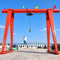 Pont roulant monopoutre de 1 tonne, hauteur de levage 6-12m, palan électrique à câble, type rail, pour garage