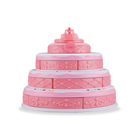 Articles cadeaux exquis 4 couches maquillage ensembles de maquillage boîte complète vanité jouet pour enfants filles jouer et robes de beauté Kit