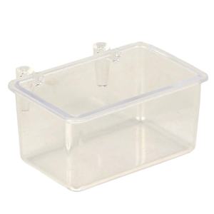 Fiyfly 24 Pcs <b>Small</b> Medium White Plastic Crystal Design Bird Feeder 7.5cm - Product Image 1