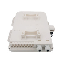 Meilleur Prix Hondao HD-208 Boîtier de Distribution Fibre Optique Extérieur 16 Cœurs ODP 1:16 Noir FTTH avec Garantie 1 An