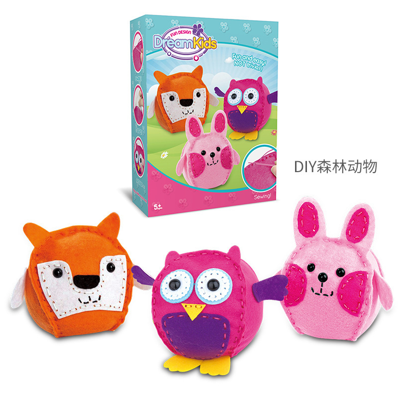 36288 Tissu non tissé DIY animaux de la forêt