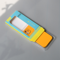 Boîtes en papier personnalisées de luxe suspendues pour téléphones portables, étuis de téléphone, emballage d'électronique grand public, gaufrage et vernissage