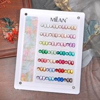 Nouveau Kit Compact Milan 28 Couleurs Dream Candy 15ml Gel UV pour Ongles Effet Œil de Chat Imperméable et Séchant pour Nail Art Gels Magnétiques Usage Professionnel en Salon