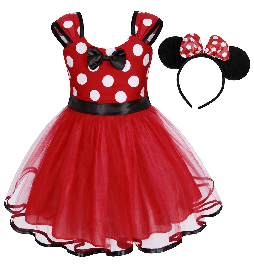Vestido Niña Tutu Minnie Mouse Vestido Niña Tutu Minnie Mouse