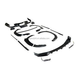 Kit Carrozzeria in Carbonio <span class=keywords><strong>LA</strong></span> per Modello Cadillac Escalade, Paraurti Anteriore, Spoiler Anteriore, Labbro Anteriore, Spoiler Posteriore, Ala Spoiler - Product Image 5