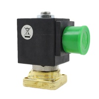 Katup Solenoid Kuningan ODE Flens 21A1KV20 2 Arah Aksi Langsung Normal Tertutup 8W 12W 14W Mesin Kopi Kompresor Udara WOG FKM