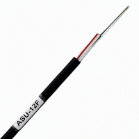 Câble à fibre optique ASU Mini ADSS 6, 8, 12, 24 fibres G652D, portée 80m, 100m, 120m, câble aérien autoportant extérieur