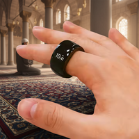 Anneau intelligent Equantu 2026 pour hommes et femmes, application Android et iOS, contrôle du compteur de tasbihs, alarme de zikr, réveil, louange numérique islamique pour musulmans