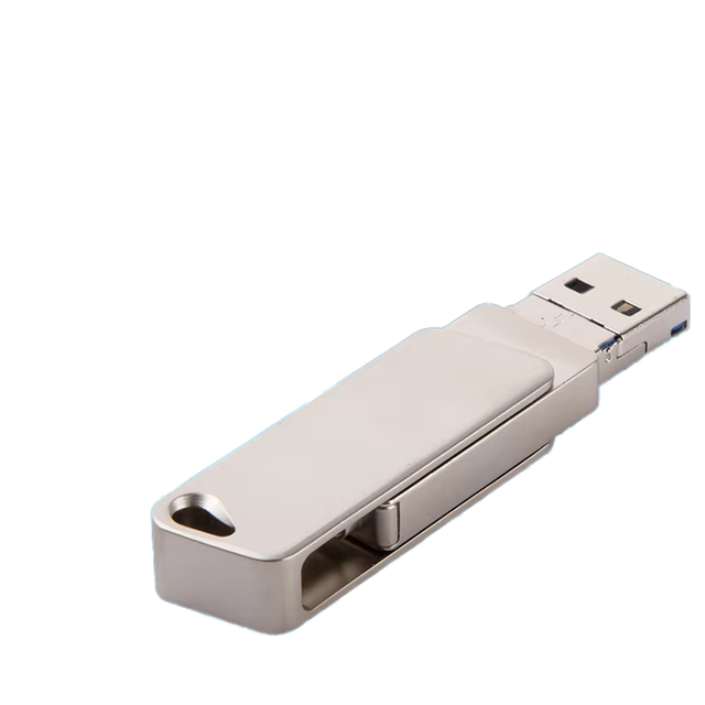 Large Capacity 1TB Metal USB 3.0 Type-C Flash Drive with Encryption Dual Connector for iPhone PC & Android-New