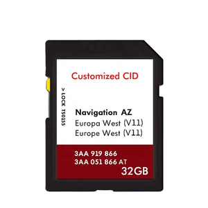 Scheda di scrittura personalizzata CID SD Clone 8/16/32GB mappa GPS gratuita per auto navigazione GPS materiale plastico SD Card - Product Image 3