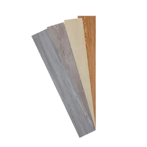 廉价高品质木质图案乙烯基木板地板防水易安装灰色乙烯基油毡塑料聚氯乙烯地板