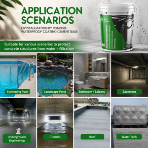 Revêtement imperméabilisant en ciment auto-scellant à cristallisation osmotique anti-infiltration pour chambres à valve en béton, fabriqué sur mesure en usine - Product Image 5