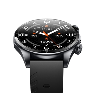 RC332 1.6 pouces <span class=keywords><strong>montre</strong></span> intelligente prévisions météo 5 ATM étanche surveillance de la pression artérielle écran AMOLED à la mode bande de Gel de silice - Product Image 4