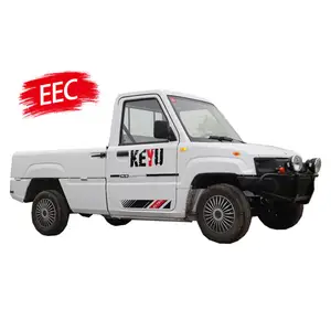 KEYU Mais Novo Barato Popular Pequeno 4x4 Mini Caminhonete Elétrica para venda