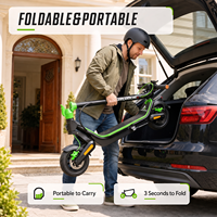 Trottinette électrique à deux roues longue portée 48V 15.6Ah, contrôlée par application, étanche, pliable, suspension à ressort C, certifiée ABE