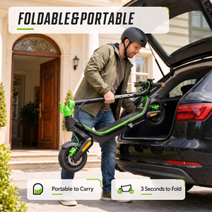 Trottinette électrique à deux <span class=keywords><strong>roues</strong></span> longue portée 48V 15.6Ah, contrôlée par application, étanche, pliable, suspension à ressort C, certifiée ABE - Product Image 2