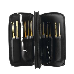 24pcs Peralatan Ahli Kunci Profesional Set Pembuka Kunci Hook Tunggal 1Pc Set Latihan Transparan untuk Mengasah Keterampilan Pembukaan Kunci - Product Image 2